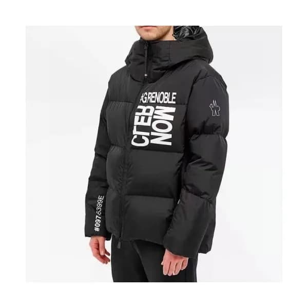 Moncler Mm/Wm Patch Logo Modern Down Padding Blac… - 1