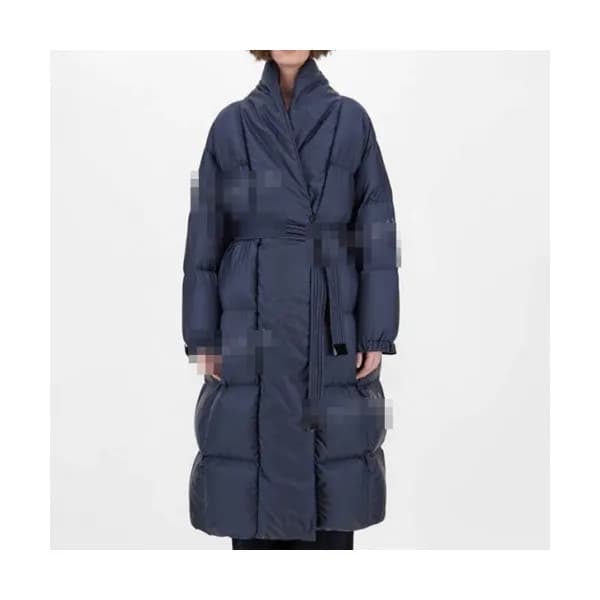 Maxmara Ladies Duck Down Long Padding Navy - 막스마라… - 1