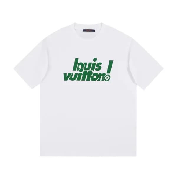 루이비통 남성 크루넥 화이트 반팔티 - Mens White Tshirts - lou0398… - 1