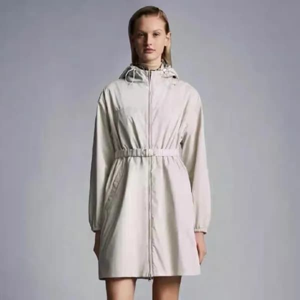 몽클레어 여성 미니멀 베이지 코트 - Moncler Ladys Beige Coats - m… - 1