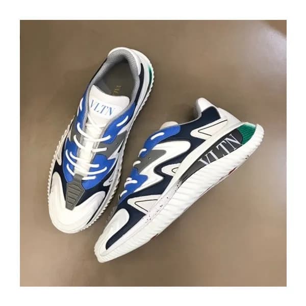 발렌티노 남성 트렌디 블루 스니커즈 - Mens Blue Sneakers - val0253… - 1