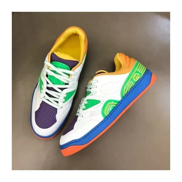 구찌 남성 Basket 화이트 스니커즈- Mens White Sneakers - guc04… - 1