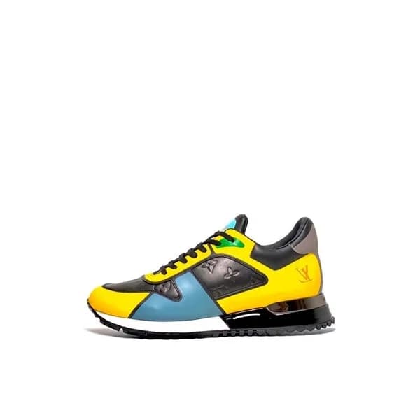 루이비통 남성 모던 옐로우 스니커즈 - Mens Yellow Sneakers - lou04… - 1