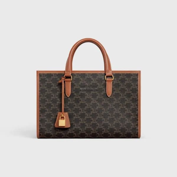 셀린느 여성 트럼펫 브라운 토트백 - Womens Brown Tote Bag - cel02… - 1