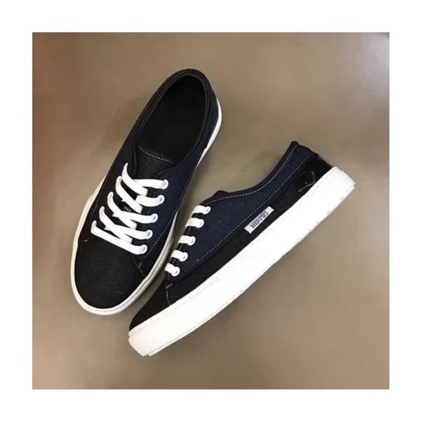 에르메스 남성 클래식 네이비 스니커즈 - Mens Navy Sneakers - her078… - 1