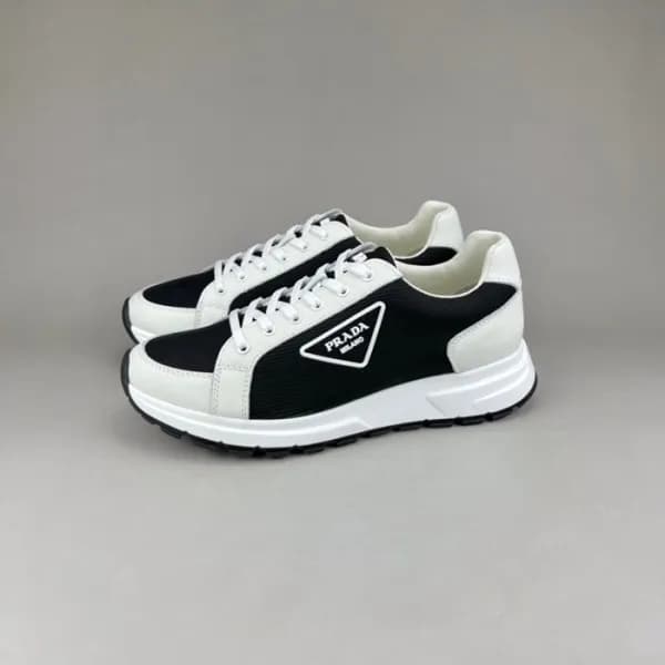 프라다 남성 클래식 블랙 스니커즈 - Mens Black Sneakers - pra0277… - 1