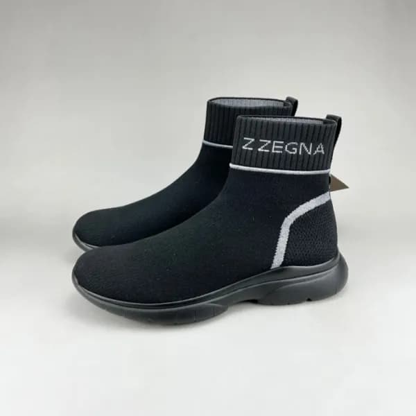 에르메네질도 제냐 남성 블랙 스니커즈 - Ermenegildo Zegna Mens Blac… - 1