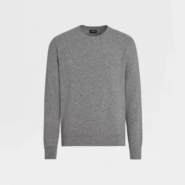 에르메네질도 제냐 남성 그레이 니트 - Ermenegildo Zegna Mens Gray … - 1
