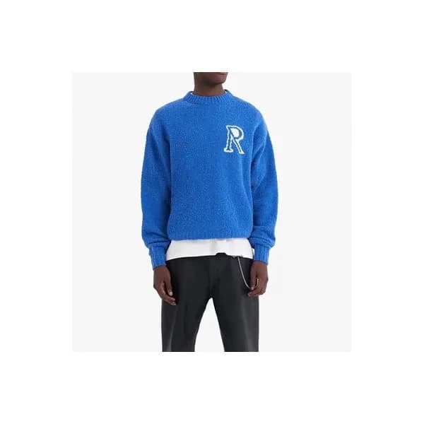 리프리젠트 남성 블루 크루넥 스웨터 - Represent Mens Blue Sweaters… - 1