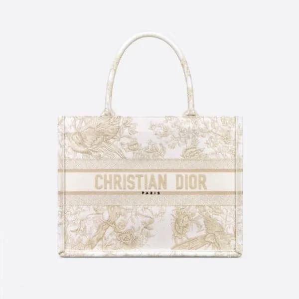 디올 남/녀 골드 북토트 - Dior Unisex Gold Book Tote - di146… - 1