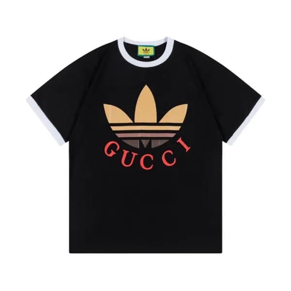 구찌 남/녀 블랙 크루넥 반팔티 - Gucci Unisex Black Short sleev… - 1