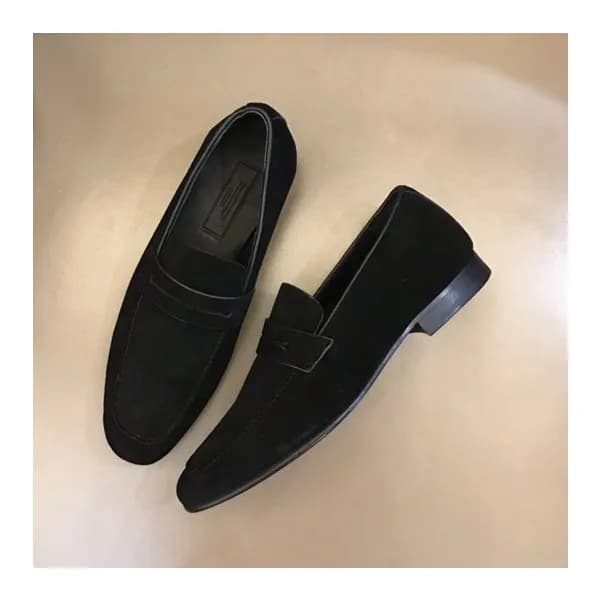 에르메네질도 제냐 남성 블랙 로퍼 - Ermenegildo Zegna Mens Black … - 1