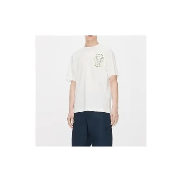 겐조 남/녀 화이트 크루넥 반팔티 - Kenzo Unisex White Tshirts - …