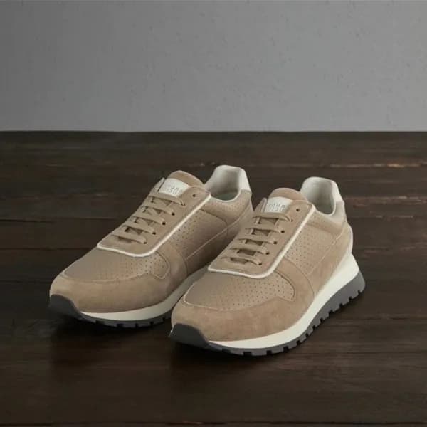 브루넬로쿠치넬리 남성 베이지 스니커즈 - Brunello Cucinelli Mens Bei… - 1