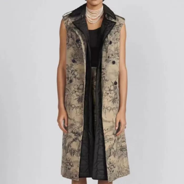 디올 여성 베이지 조끼 코트 - Dior Womens Beige Best Coats - d… - 1
