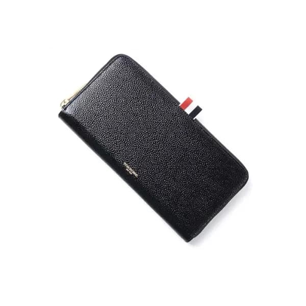 톰브라운 남성 블랙 장지갑 - Thom Browne Mens Black Long Walle… - 1
