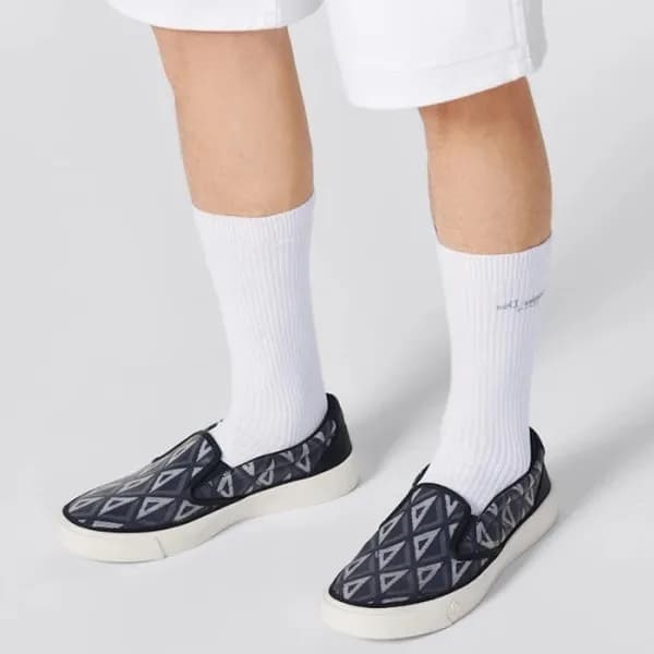 디올 남성 다이아 블루 로퍼 - Dior Mens Blue Loafer - di854x - 1