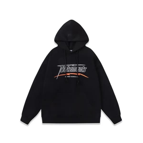 베트멍 남성 블랙 후드티 - Vetements Mens Black Hoodie - ve37… - 1