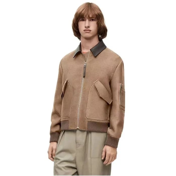 로에베 남성 카멜 자켓 - Loewe Mens Camel Jackets - loe817x - 1