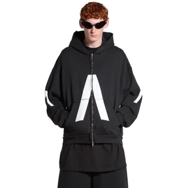 발렌시아가 남/녀 블랙 후드티 - Balenciaga Unisex Black Hoodie …
