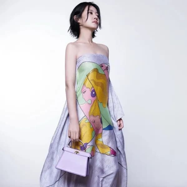펜디 여성 퍼플 피카부 백 - Fendi Womens Purple Peekaboo - fe… - 1