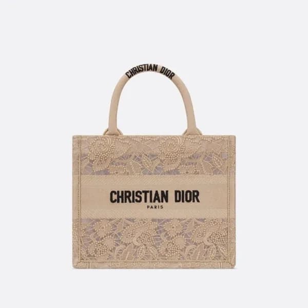 디올 여성 베이지 북토트 - Dior Womens Beige Book Tote - dib5… - 1