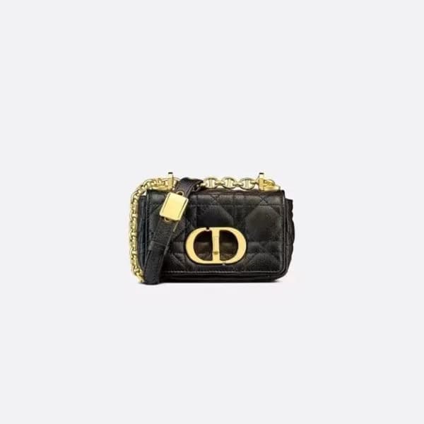 디올 여성 블랙 카로 백 - Dior Womens Mini Caro Bag - dib766… - 1