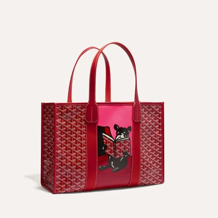 고야드 남/녀 레드 빌렛 토트백 - Goyard Unisex Villette Tote Ba… - 1