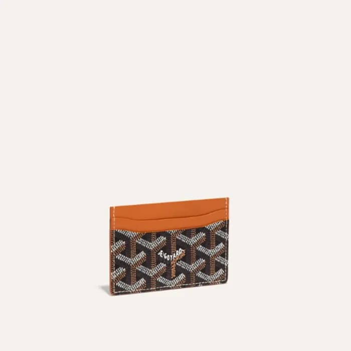 고야드 남/녀 블랙 탄 생쉴피스 카드 홀더 - Goyard Unisex Saint Sulp… - 1