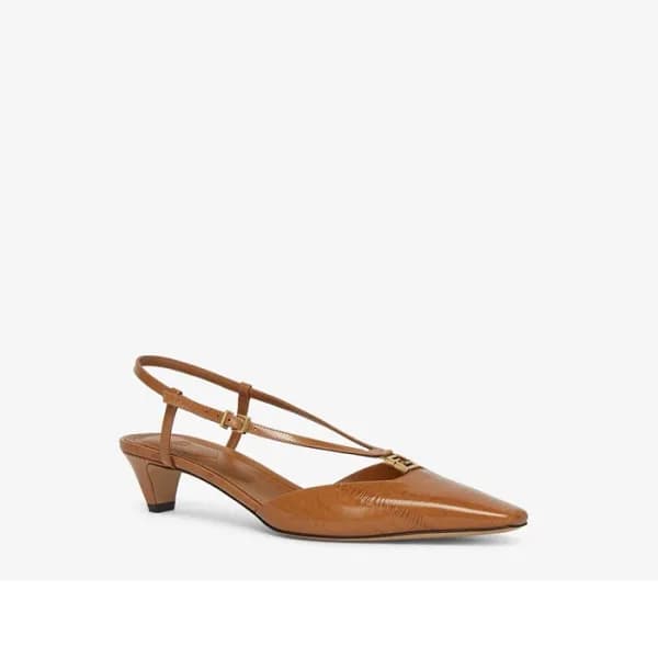 펜디 여성 탄 슬링백 - Fendi Womens Tan Slingback - fes1497… - 1