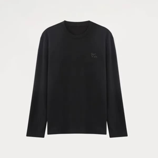 브루넬로쿠치넬리 남성 라운드 긴팔티 - Brunello Cucinelli Mens Roun… - 1