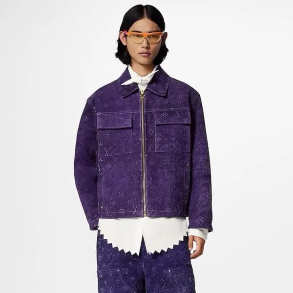 루이비통 남성 가죽 재킷 - Louis vuitton Mens Leather Jacket … - 1