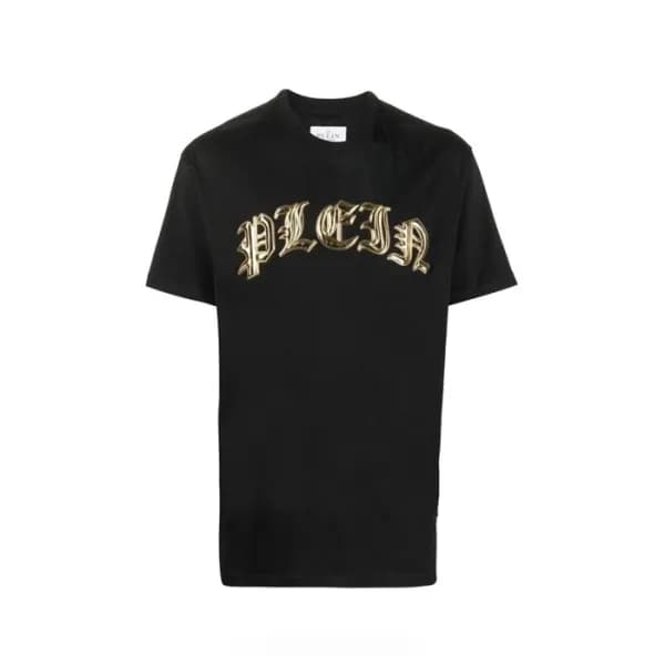필립플레인 남성 블랙 반팔티 - Philipp-plein Mens Black Tshirt … - 1