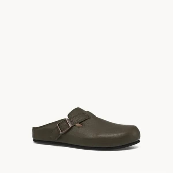 더 로우 여성 휴고 슬라이드 스웨이드 애쉬 - The Row Womens Hugo Slid… - 1
