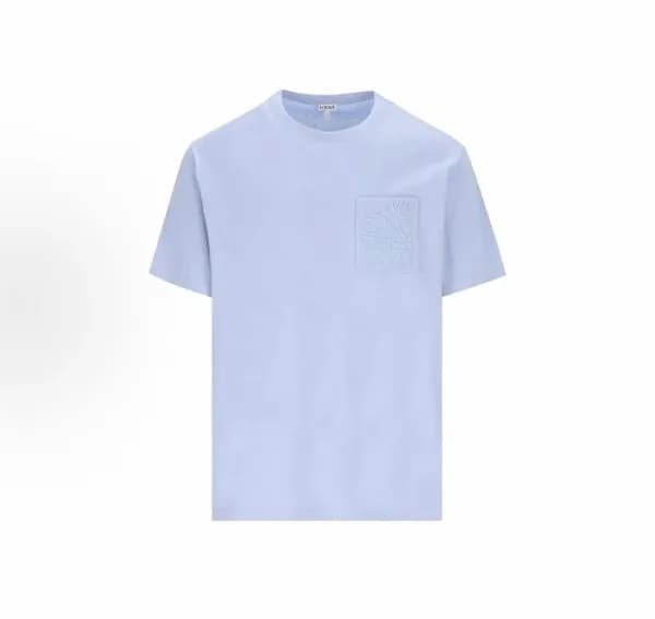 로에베 남성 라운드 반팔티 - Loewe Mens Round Tshirt - loc5999… - 1