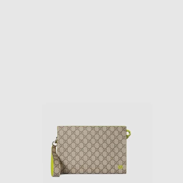 구찌 남성 바이컬러 GG 파우치 - Gucci Mens Bicolor GG pouch - … - 1