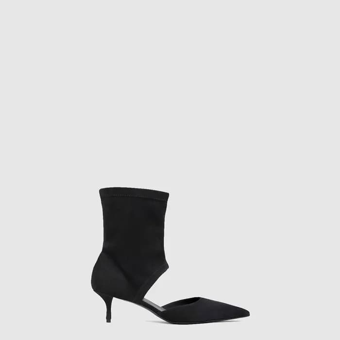 알라이아 여성 스트레치 스웨이드 로우 부츠 - Alaia Stretch Suede Low … - 1