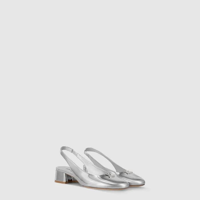 루이비통 여성 스윙 슬링백 펌프스 - Louis Vuitton Swing Slingback… - 1