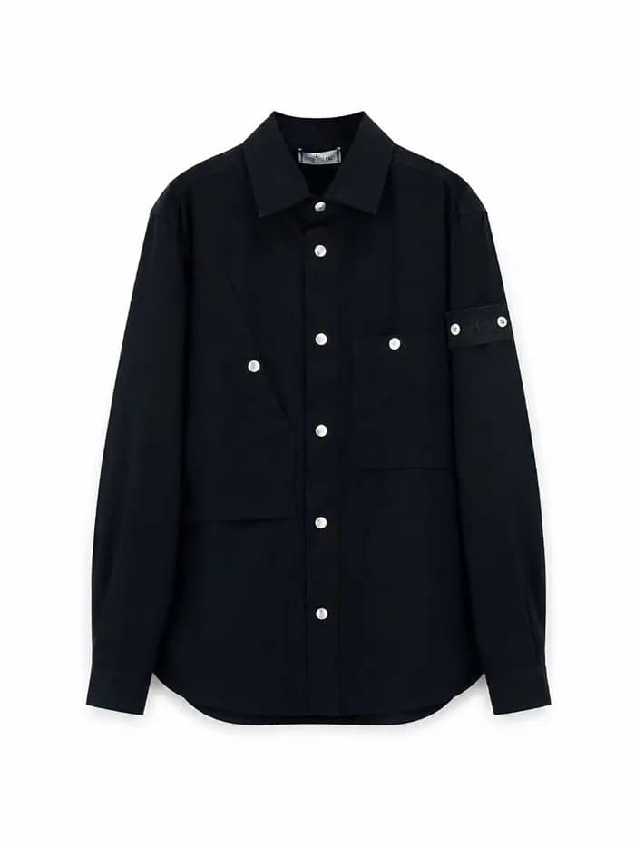 스톤아일랜드 남성 셔츠 자켓 - Stone Island Mens Shirt Jackets … - 1