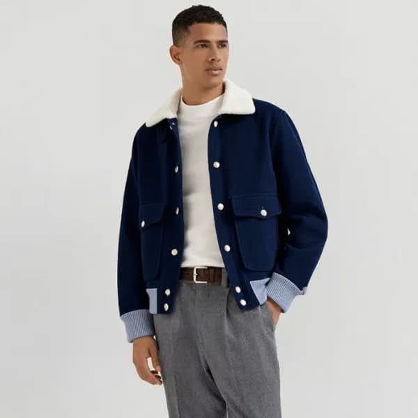 브루넬로쿠치넬리 남성 다운 재킷 - Brunello Cucinelli Mens Down J… - 1