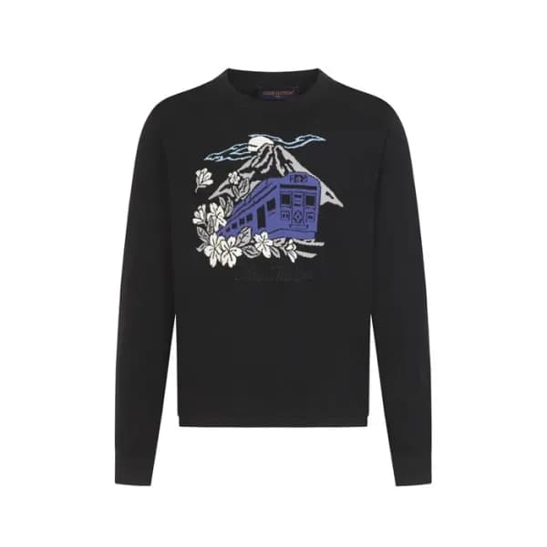 루이비통 남성 라운드 스웨터 - Louis vuitton Mens Round Sweater… - 1