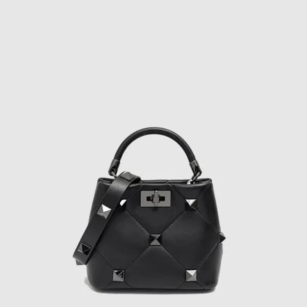 발렌티노 여성 로만 스터드 스몰 토트백 - Valentino Womens Roman Stu… - 1