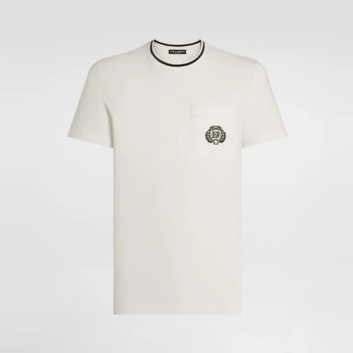 돌체앤가바나 남성 라운드 티셔츠 - Dolce&Gabbana Mens Round Tshir… - 1