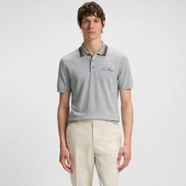 로로피아나 남성 폴로 반팔티 - Loro Piana Mens Polo Tshirt - lp… - 1