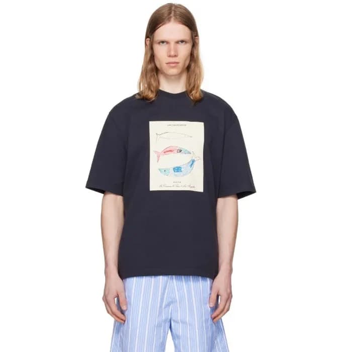 자크뮈스 남성 라운드 반팔티 - Jacquemus Mens Round Tshirt - ja… - 1