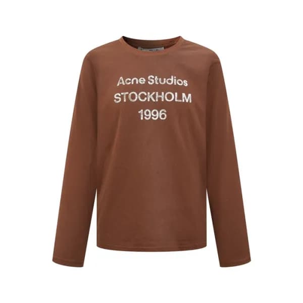 아크네 남/녀 프린트 스웨트 셔츠 - Acne Unisex Sweatshirt With P… - 1