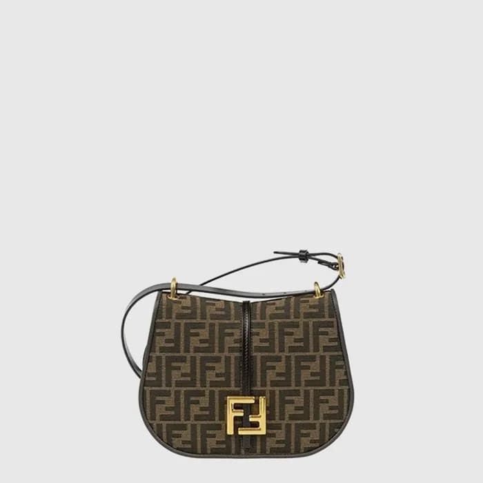 펜디 여성 커몬 FF 자카드 미디엄 숄더백 - Fendi Womens Cmon FF Jac… - 1
