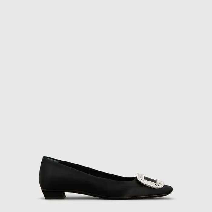 로저비비에 여성 벨 비비에 새틴 발레리나 - Roger Vivier Womens Belle Vivier Satin Ballerina - ros14485x