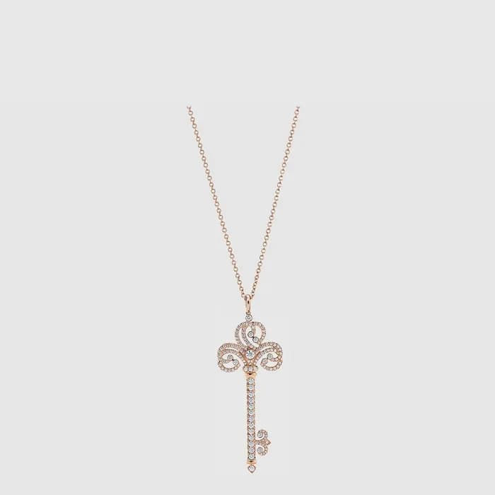 티파니 여성 인챈트 하트 키 네크리스 - Tiffany Womens Enchant Heart Key Necklace - acc9218x - 1