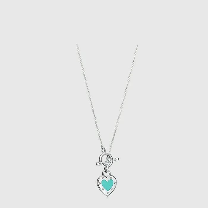 티파니 여성 하트 태그 네크리스 - Tiffany & Co Womens Heart tag Necklace - acc9228x - 1